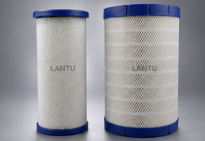 LANTU AP3050 Heavy Duty Air Filter Kit – AF26433 / AF26434 AA2960 Replacement for Dongfeng Tianlong, FAW J6 & Shacman 3000
